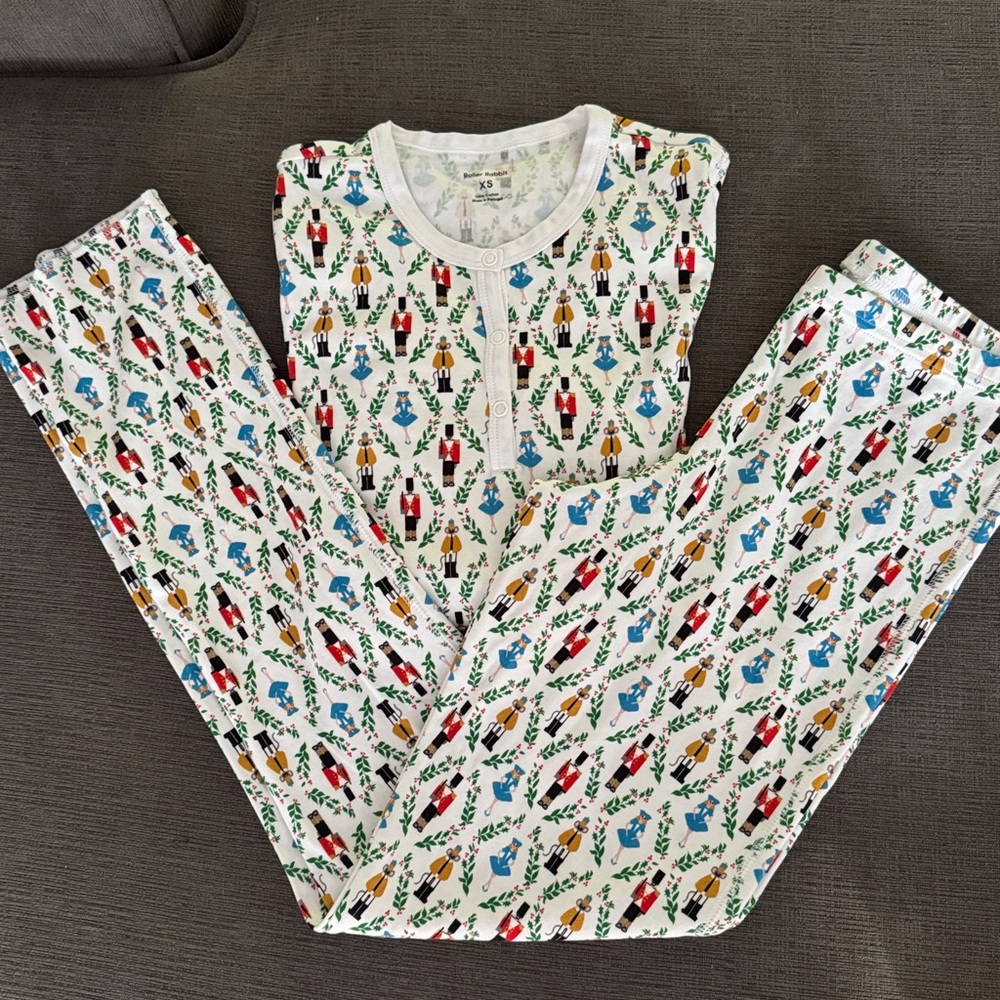 Roller Rabbit Holiday Nutcracker Print Pajamas Wo… - image 2